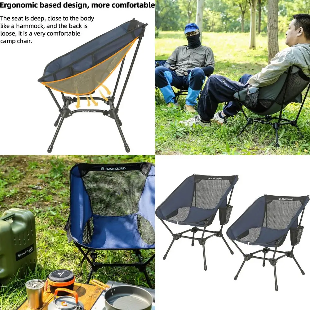 

Ultralight Folding Camping Chair for Outdoor Adventures, Hiking, Beach & Sports