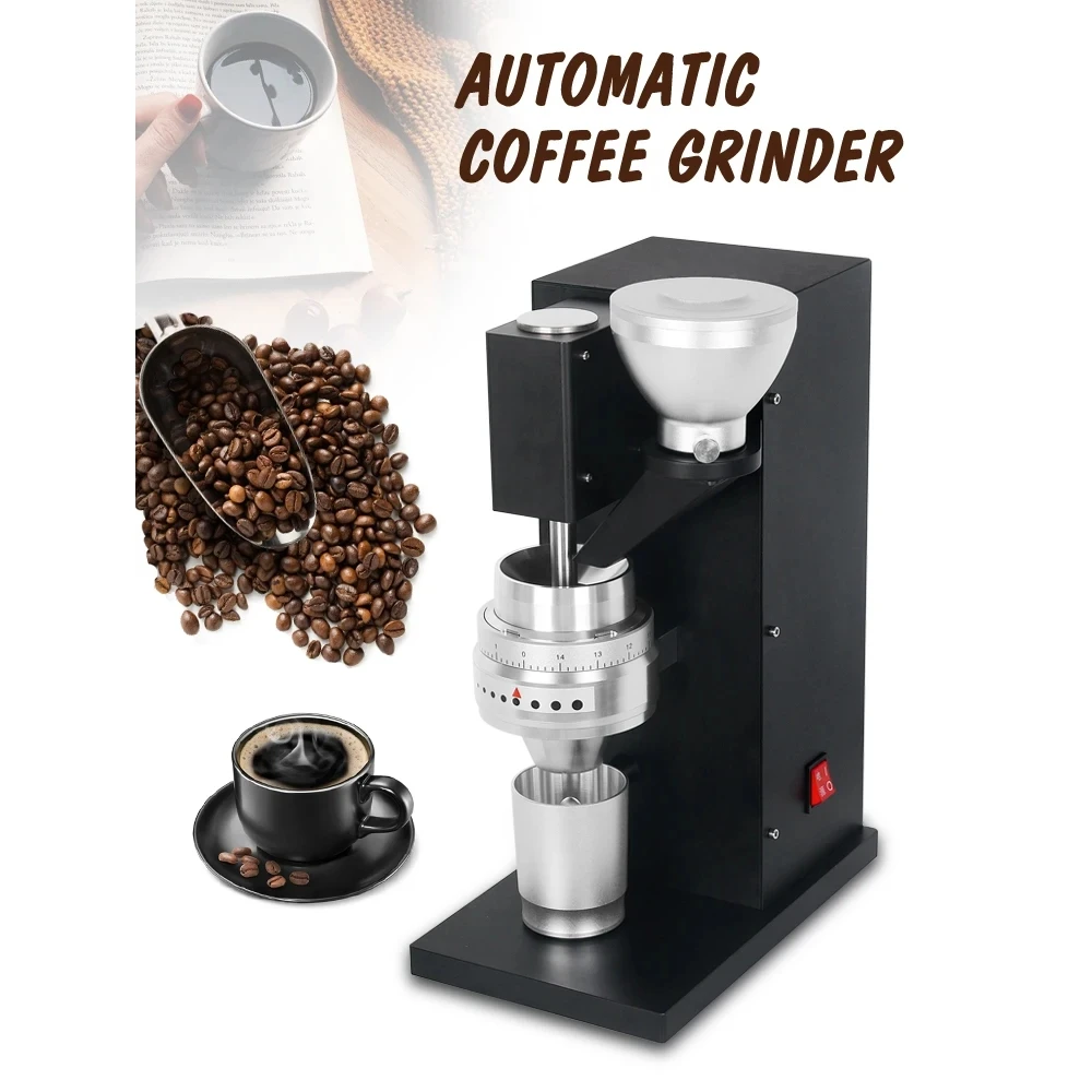 

LXCHAN Automatic Coffee Grinder With Timing Stainless Steel Turkish Coffee Milling Machine 110v/220v/240V Professional Miller