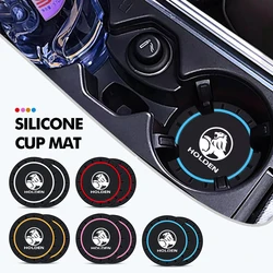 2Pcs Car Silicone Coaster Anti-Slip Water Cup Drink Mat For Holden HSV Commodore VT VX VU VY VZ VE