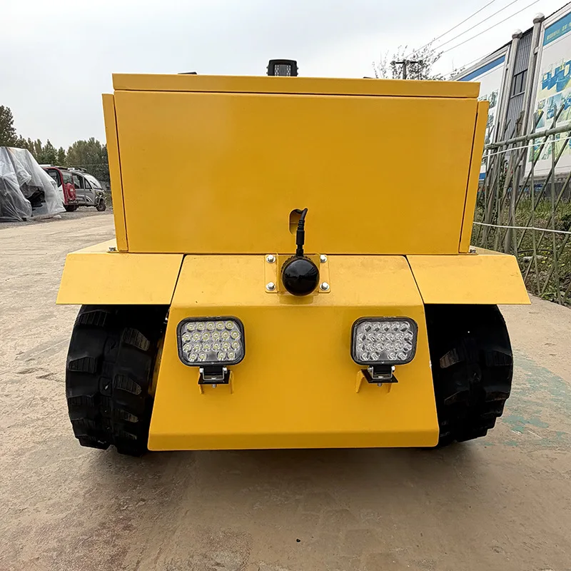 Electric remote control automatic obstacle avoidance intelligent navigation crawler , pipeline detective monitoring