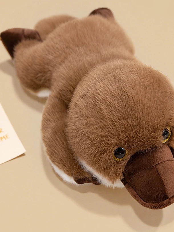 Brinquedo de Pelúcia Grande Dubill Plapus Plu, Boneco de Cura, Almofada para Meninos e Meninas, Brinquedo de Pelúcia Macio em Material PP Cotton