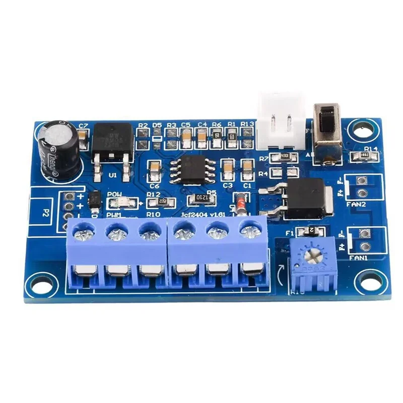 PWM Thermostat Fan Controller DC12V 24V 4A Temperature Regulation Module Intelligent Speed Regulator DC Fan Speed Governor