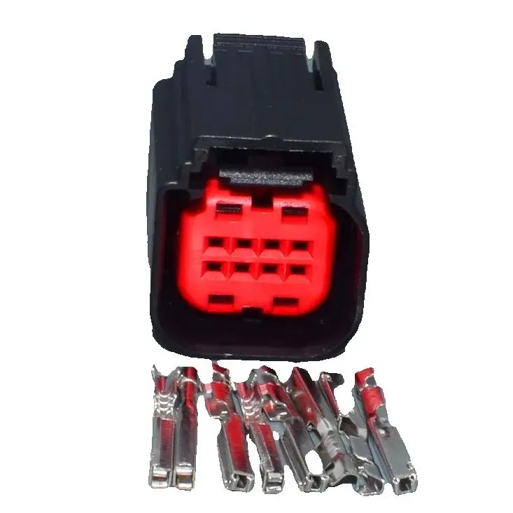 1Sets 8 Pin  female Automotive Connector Air Flow Meter Socket Parking Sensor Module Plug For Carnival Sharpe 1411001-1