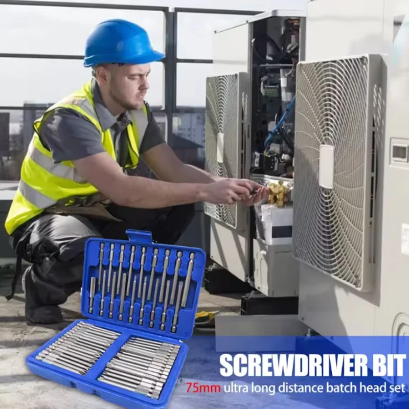 

Набор винтовых головок из 50 предметов, включая безопасную отвертку, шестигранную головку, звездообразную головку, шестигранную головку и т. д., набор инструментов