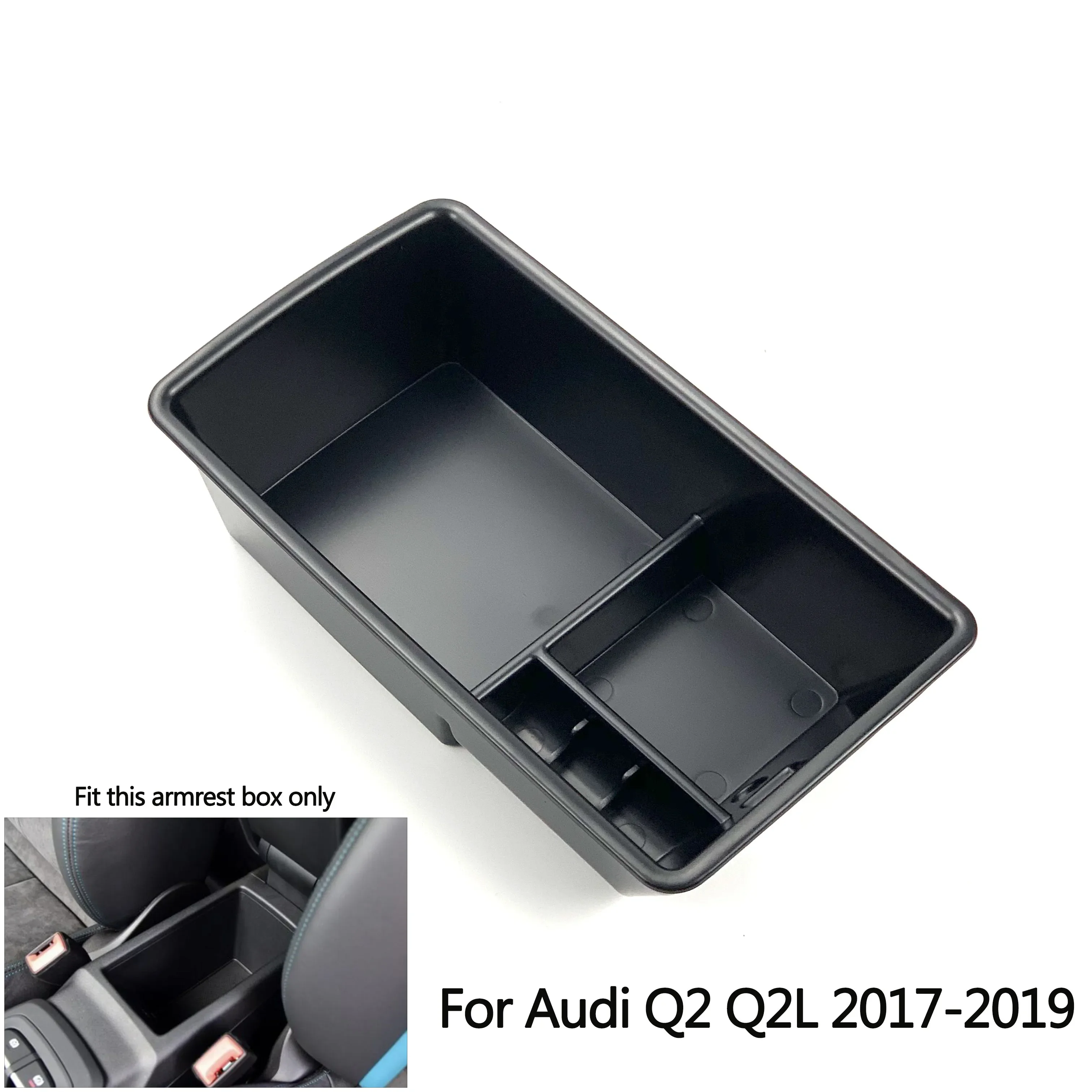 1Pc Auto Accessoires Middenarmsteun Opbergdoos Voor Audi A3 8V S3 S4 S5 A4 A5 B8 B9 8T Q2 Q2L Q3 8U Q5 8R Auto Styling
