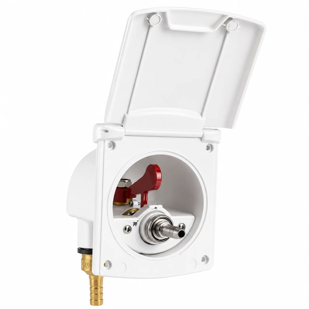 RV External LPG ga s Outlet Caravan Motorhome BBQ ga s Socket qu ick Connect
