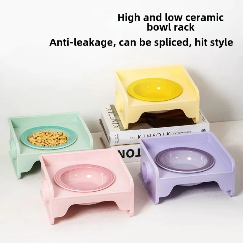 

Square C at Food Wa ter Bowl Anti-Spill Dish