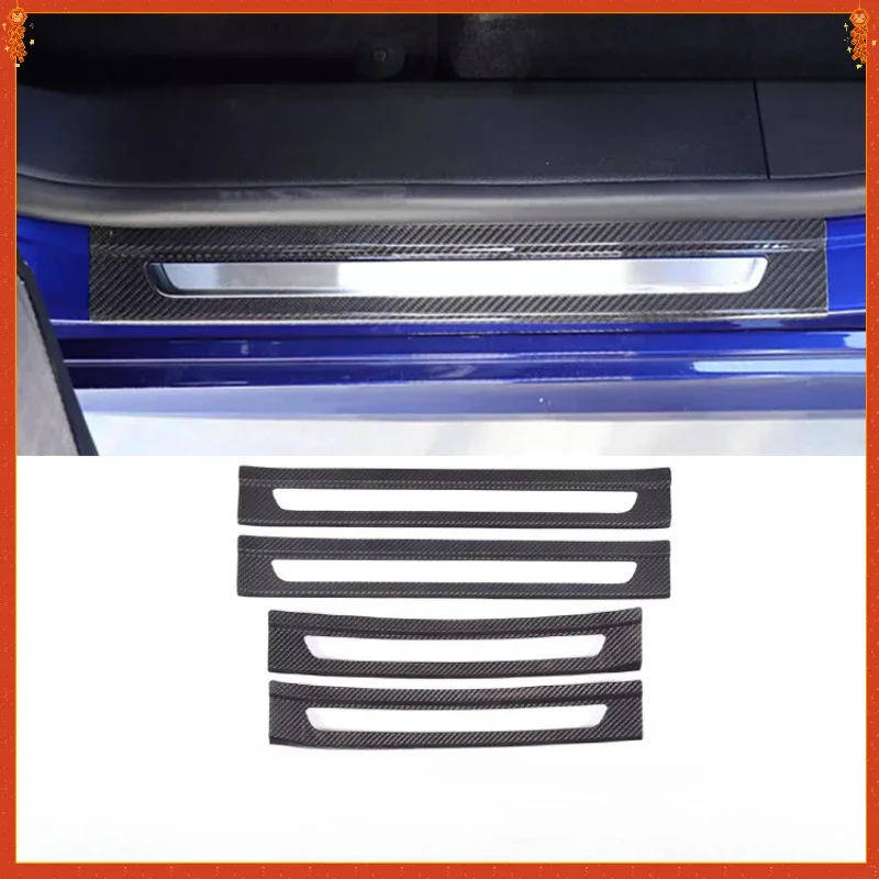 

For Maserati Grecale Dry Carbon Fiber 2019-2022 external threshold strip welcome pedal decoration modification Accessories