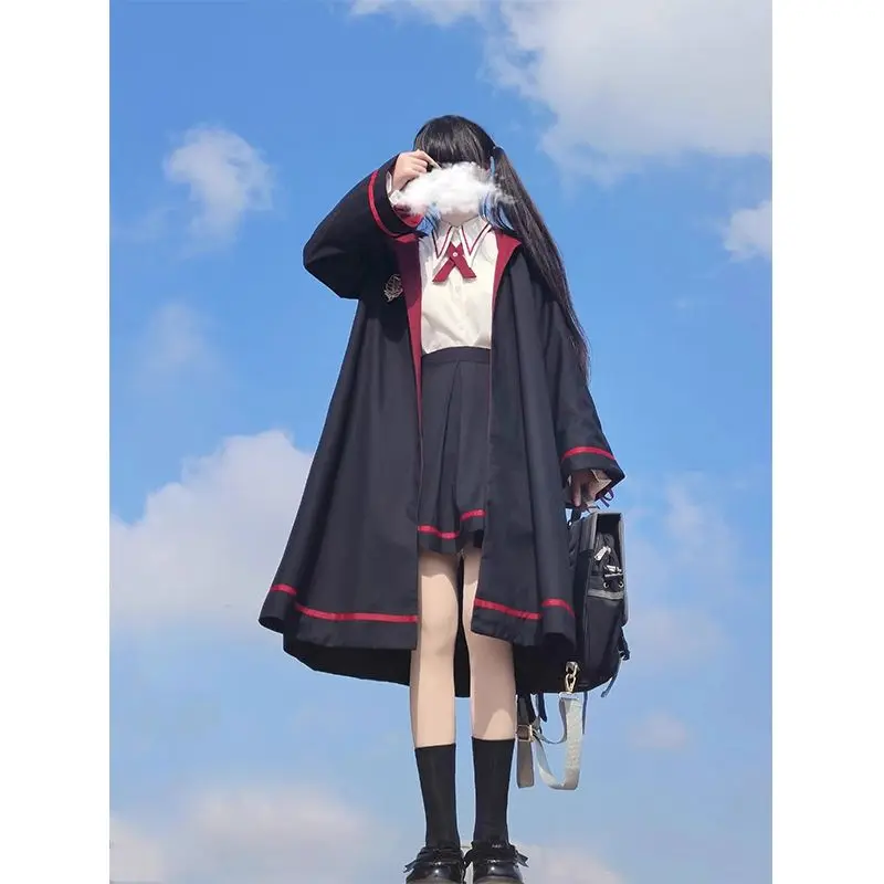 Bla Magic Cloak irt ort تنورة مجموعة لطيف لوليتا الساحرة الصغيرة loween زي الملابس النسائية طويلة Sve KTV ثوب مسائي