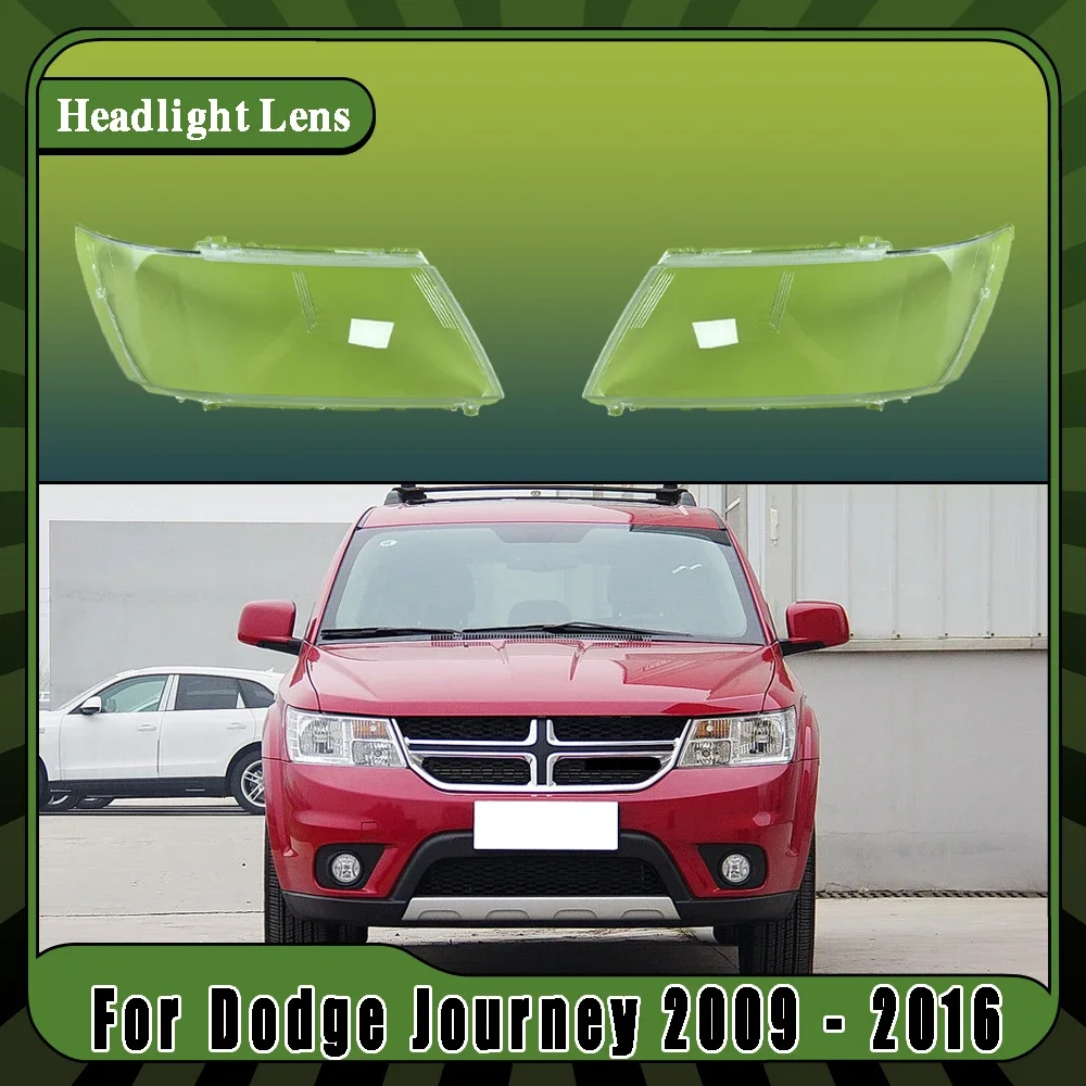 Car Front Headlight Cover Lampshade Head Lamp light Shell glass Lens For Dodge Journey 2009 2010 2011 2012 2013 2014 2015 2016