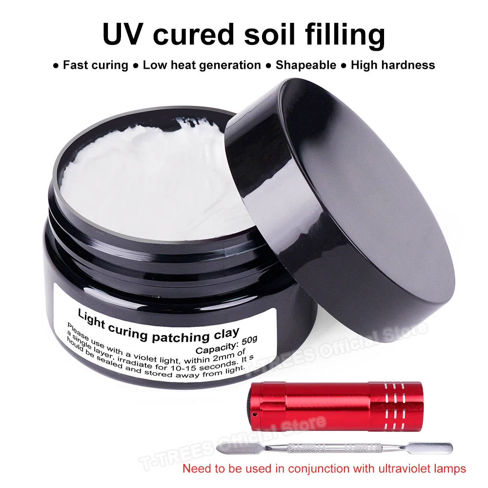3DPrinterUVCuredSoilFillingClayFillingFracture3DLightCurePuttySoilfillingFor3DPrintingModelRepairing-AliExpress
