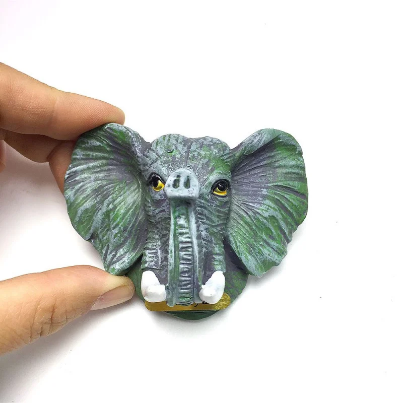 

Thailand Elephant Souvenir 3D Resin Fridge Magnet, Aimants Frigo Room Decoration Home Decor Items Funny Magnet