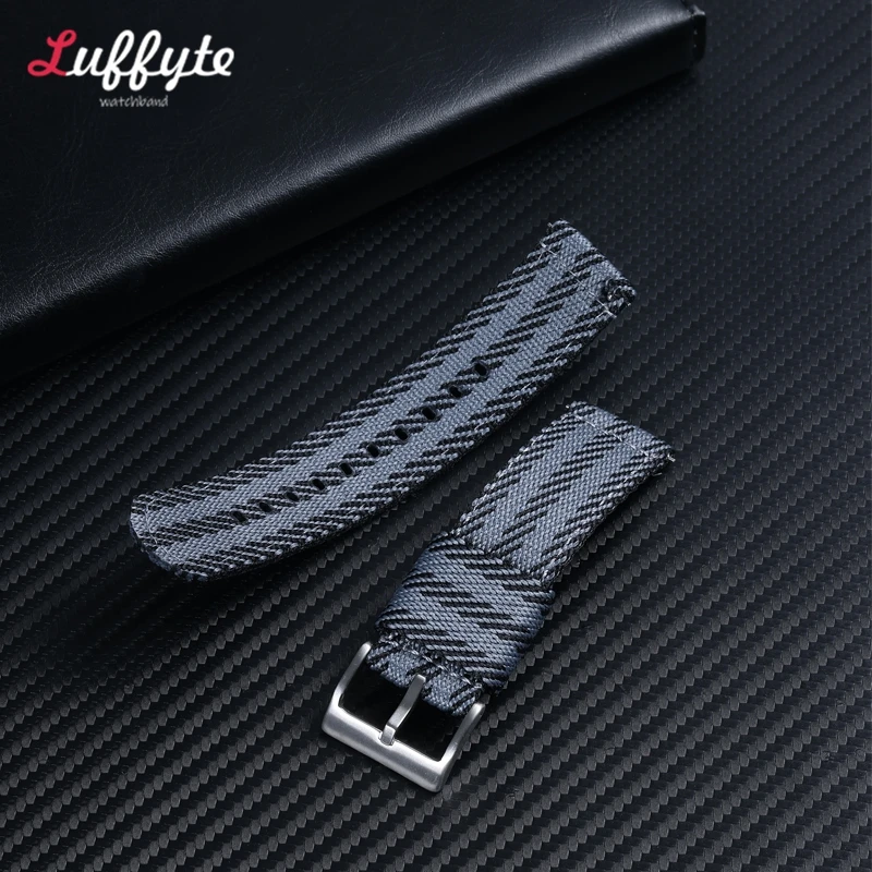 20mm 22mm Nylon Watch Strap Soft Nylon Sport Replacement Band Quick Release Universal Canvas Replacement Bracelet Watchband image 6
