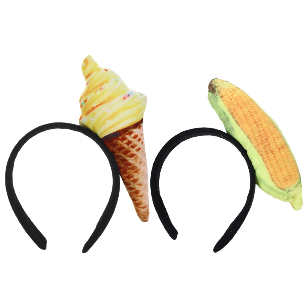 

Ice Cream Women Multifunctional Spa Face Washing Adjustable Unique Cone Design Stylish Accessory Party Wedding Birthday Costume