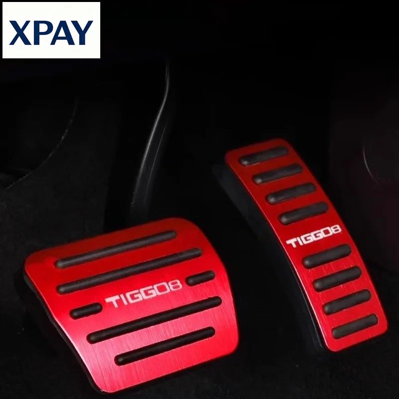 

Для CHERY TIGGO 8 Pro Max 2023-2025 педаль акселератора и тормоза противоскользящая педаль для модификации автомобиля износостойкие