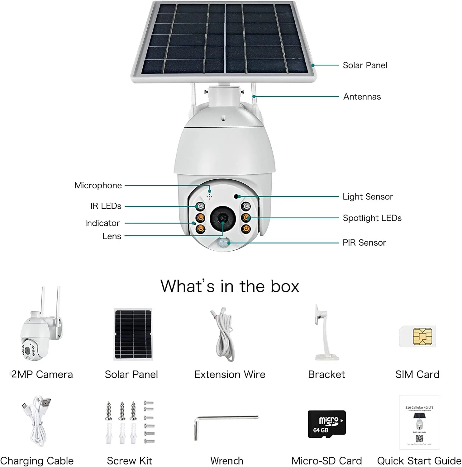2023 في الهواء الطلق HD 2MP PIR اللاسلكية CCTV الأمن PTZ قبة البطارية الشمسية كاميرا IP واي فاي الذكية تويا كاميرا شبكة مراقبة #5