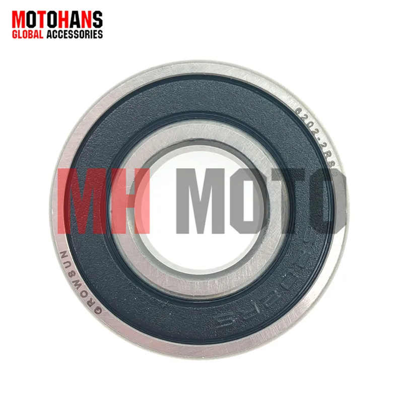 2PCS 6202-2RS MOTORCYCLE DEEP GROOVE BEARING FOR ATV DIRTBIKE SCOOTER QUAD GO KART CUBS