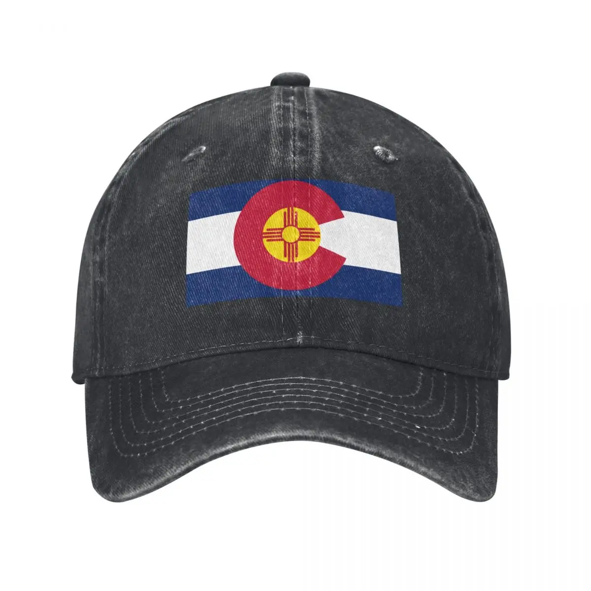 Living in Colorado with New Mexico Traditions Baseball Cap western Hat Ball Cap Fishing cap Golf Women Men's