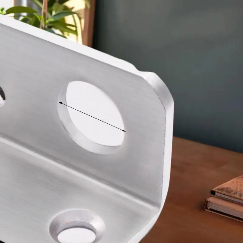 스테인리스 스틸 보안 도어 잠금 브레이스 - 가정 및 캐비닛 도어용 두꺼운 도난 방지 래치, 변조 방지 디자인