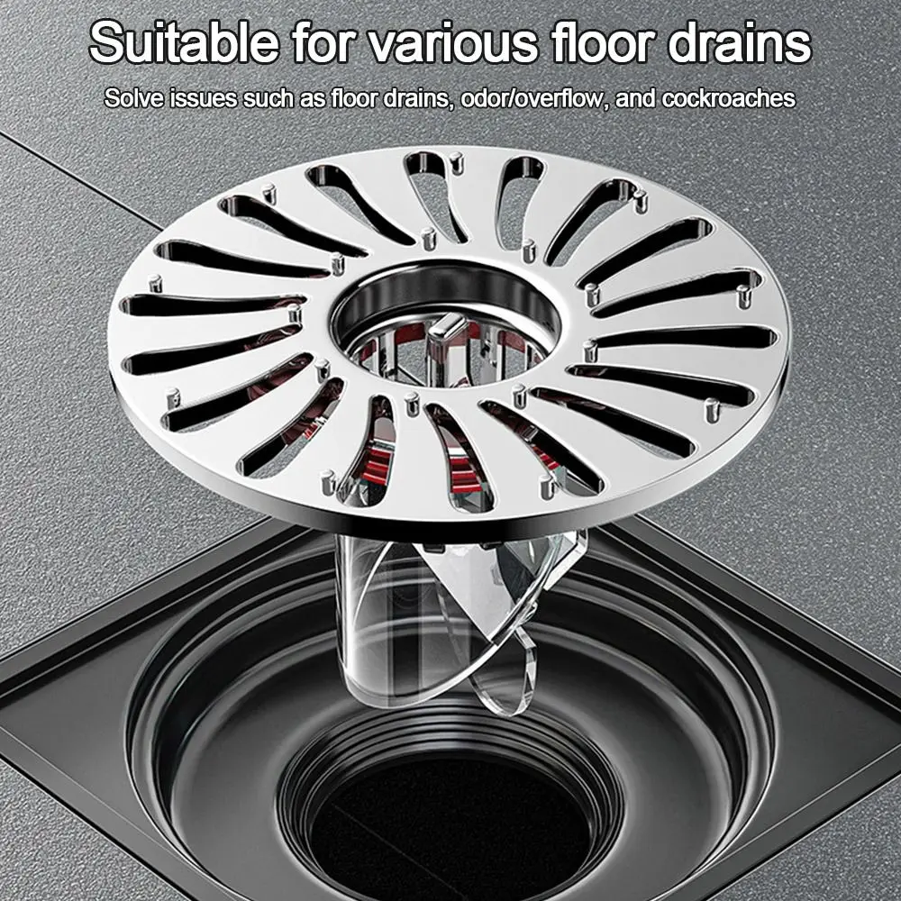 Anti Odor Floor Drain Core Removable Insect Prevention Basin Drain Filter Colander Sewer Strainer Plug