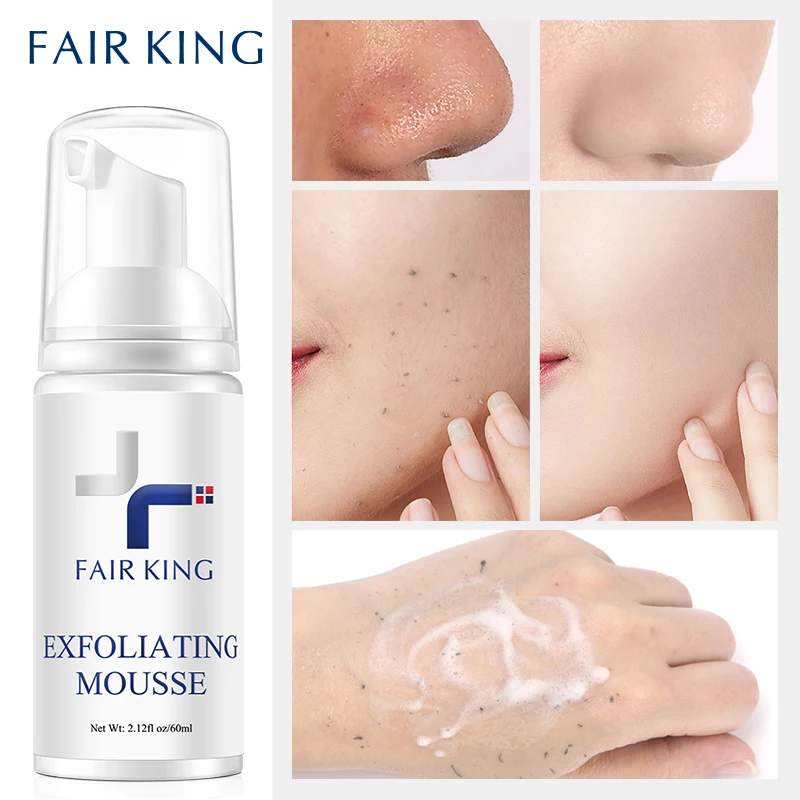 Facial Exfoliating Mousse Peeling Gel Face Scrub Deep Remove Cleaning All Skin Types Smooth Moisturizing Skin Exfoliator Cream