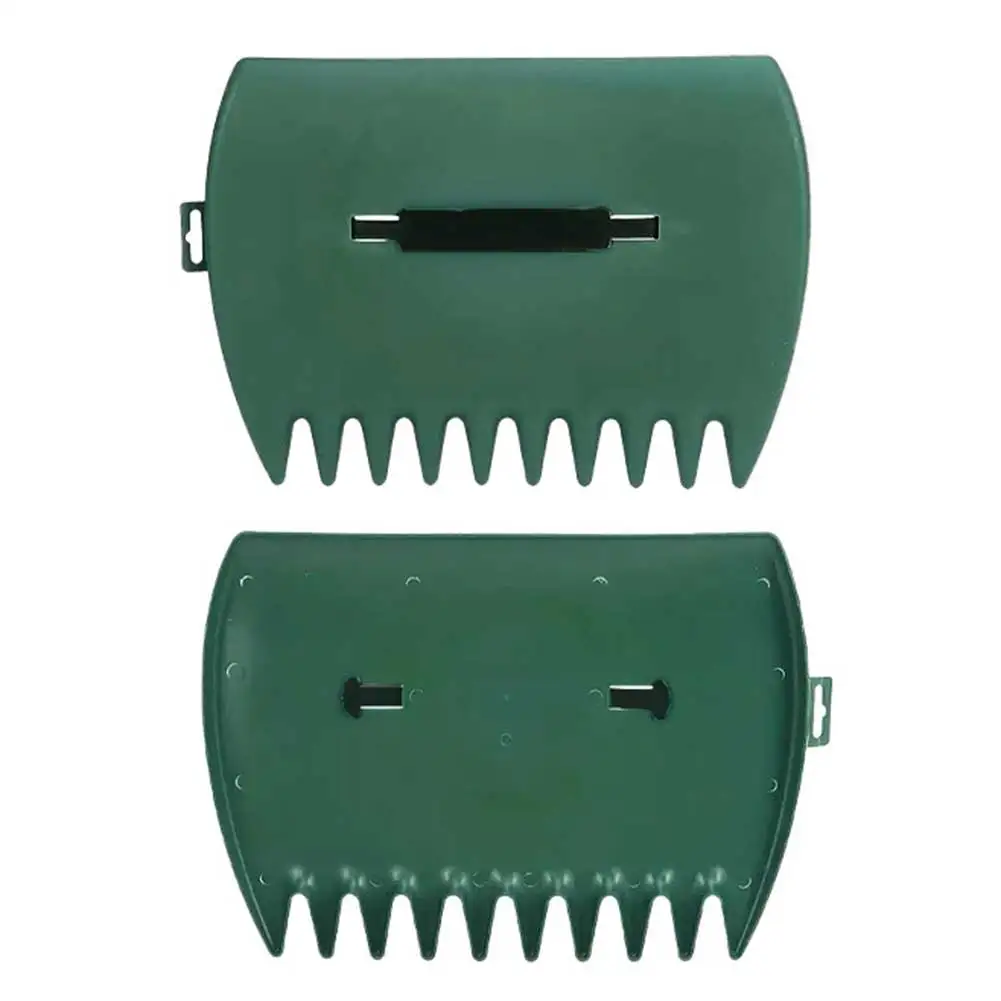Heavy Duty Leaves Scoops 33x24.8cm Garden Claw Tools For Yard Debris Removal Comfortable Grip Hanging Hole Design Garden Tools