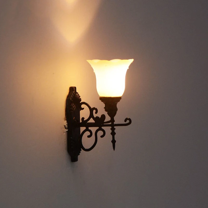 1 szt. Lampy ścienne/lampa uliczna do modelarstwa, lampy do parków kolejowych