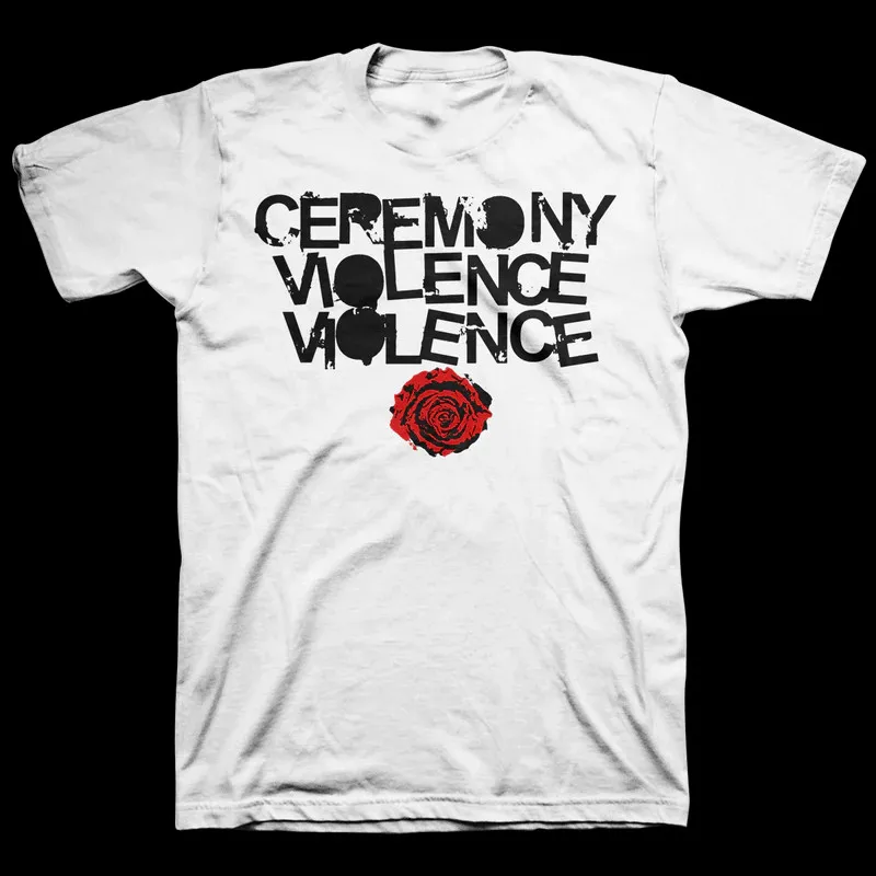 

НОВАЯ футболка Ceremony Violence HoT, белая, все размеры AR122