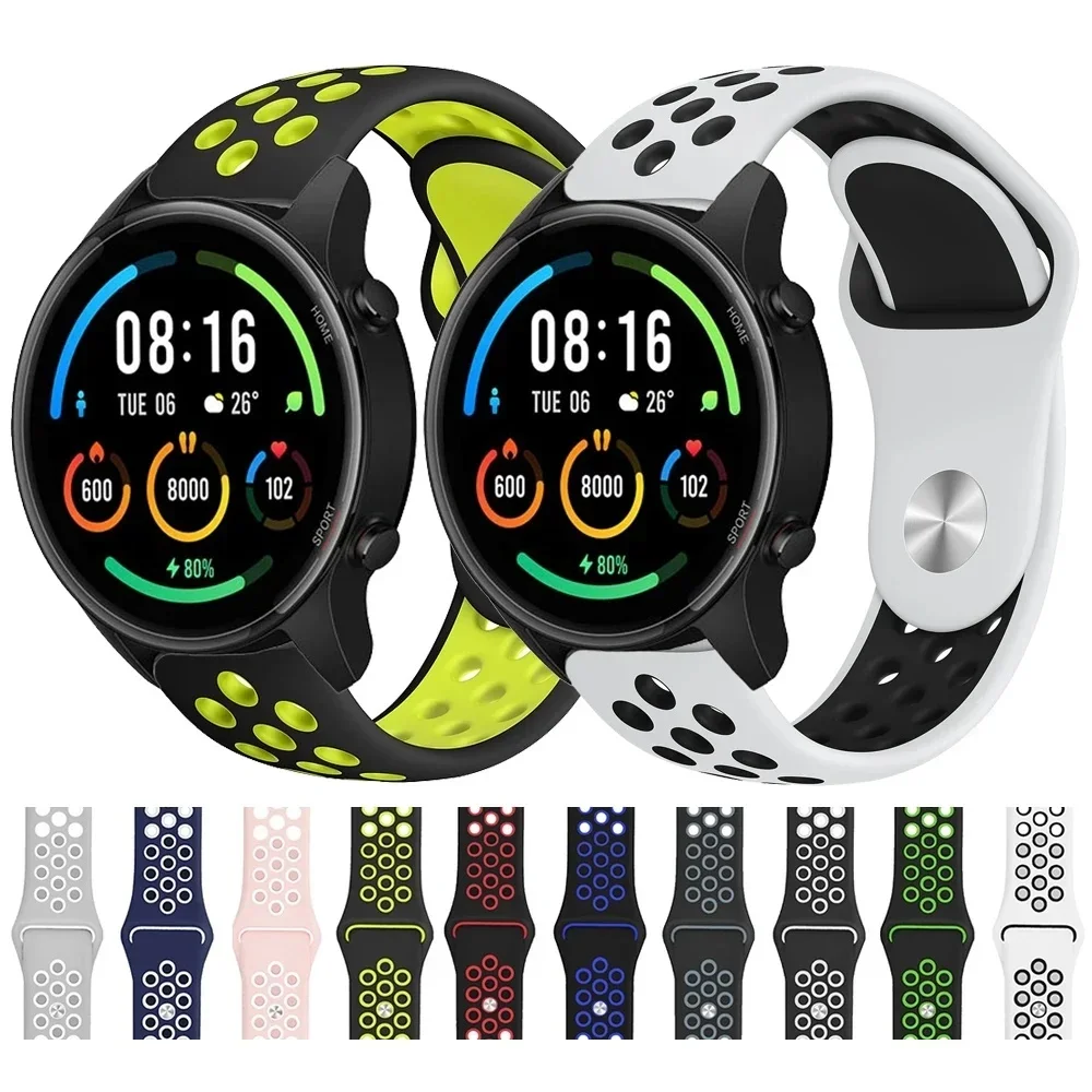 22mm Silicone Strap For Xiaomi Watch 2 2 Pro Bracelet Correa Band For Xiaomi Watch S4 S3 S2 42 46MM S1 S1Pro Active/Mi color 2