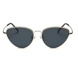 Clearance sale  cat eye sunglasses women clear lens sun glasses for women cat eye metal pink yellow uv400