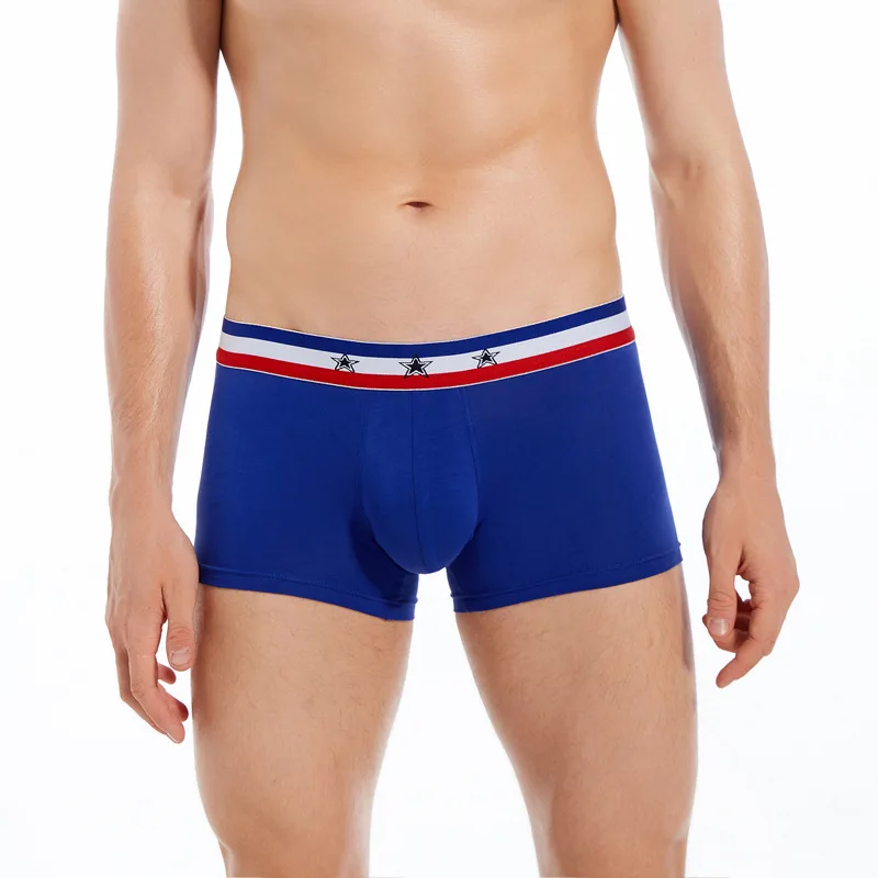 Heren U Bolle Zak Ondergoed Voor Jonge Gekamde Katoenen Dubbellaagse Tas Met Lage Taille Comfortabele Aro Broek Tieners Boxershort