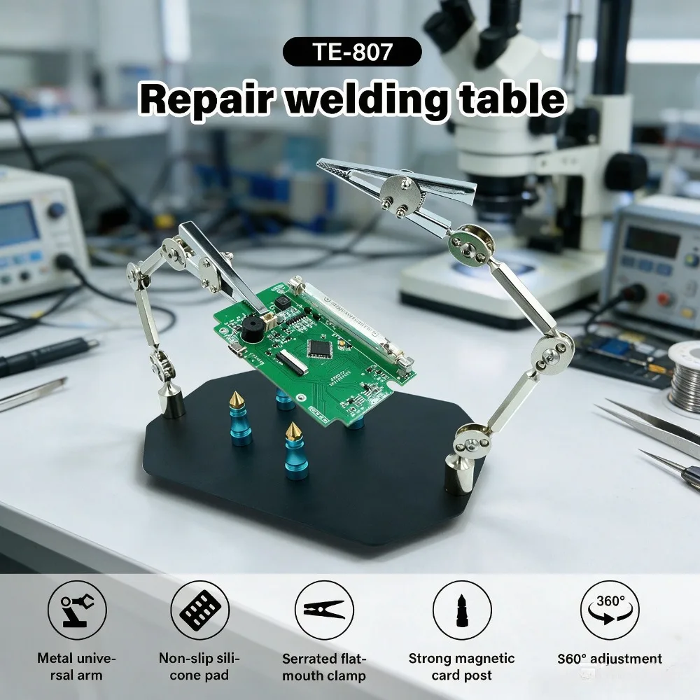 Mobile Phone Repair Circuit‑Board Fixing Support Structure, Auxiliary Tool for Jewelry Welding Table & Repair Work
