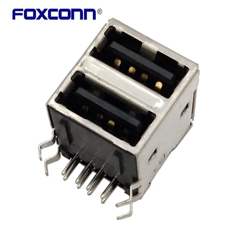 

Foxconn UB1112C-DM5-4F Double Deck USB Matrixes USB2.0 Type A does not carry shrapnel