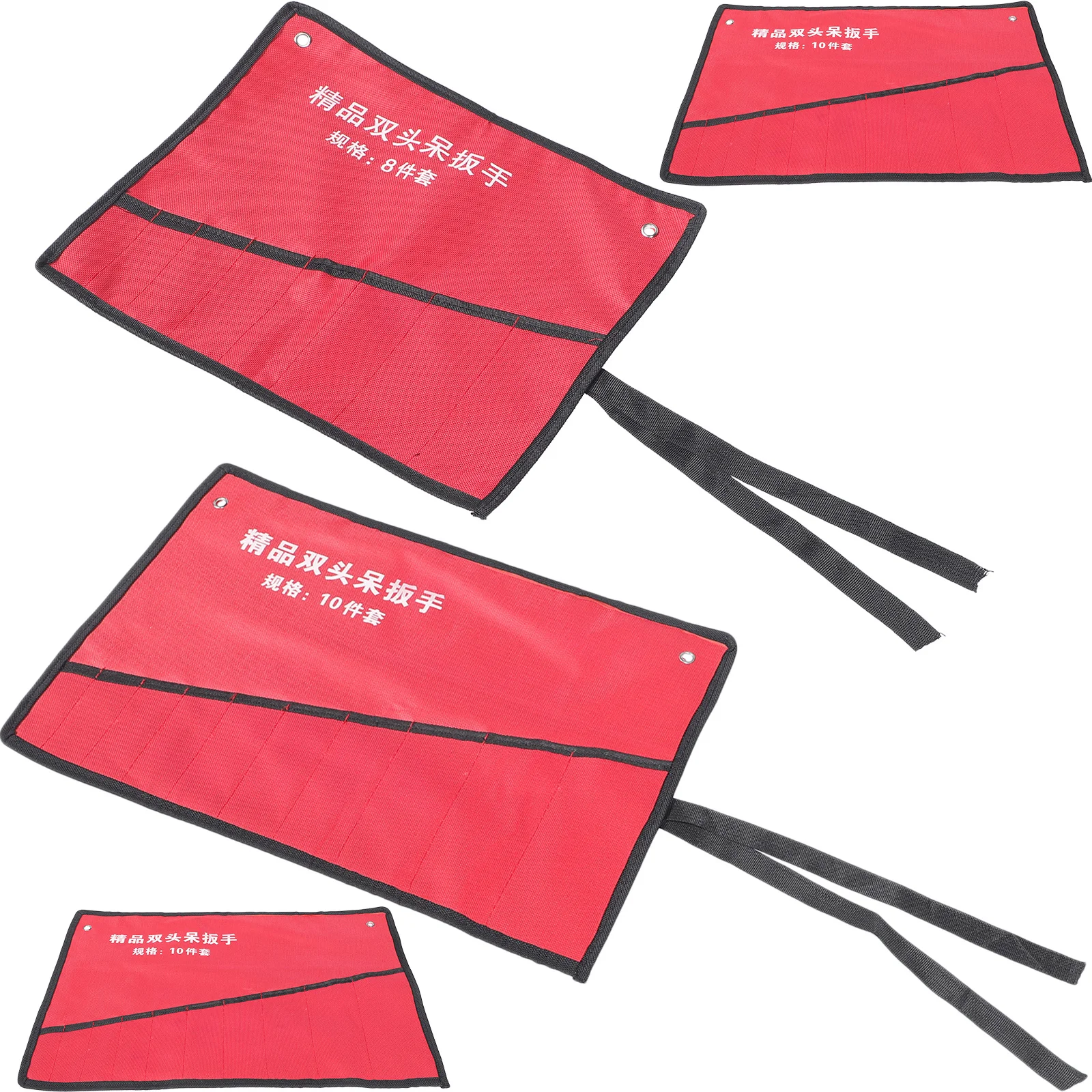 4 قطعة وجع لفة أكسفورد القماش أداة حقيبة التخزين حقيبة للحمل المنظم إصلاح فائدة كماشة مفك كهربائي أداة حامل #3