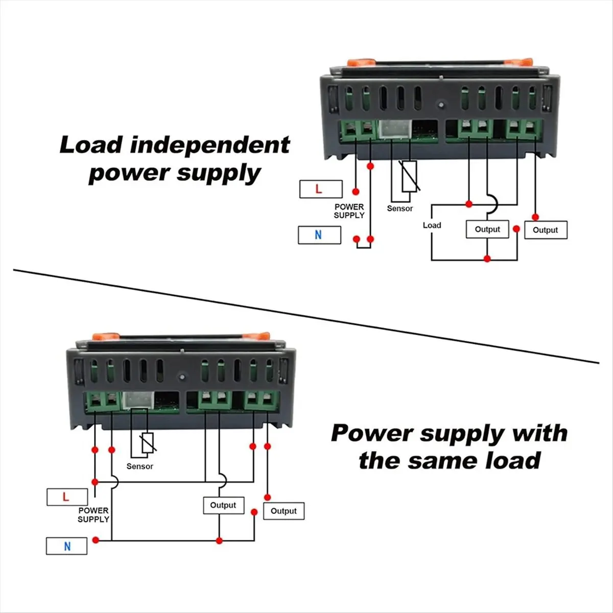 A003 Dual Display Temperature and Humidity Controller -3028 10A AC110-220V, Intelligent Digital Thermostat for Incubators