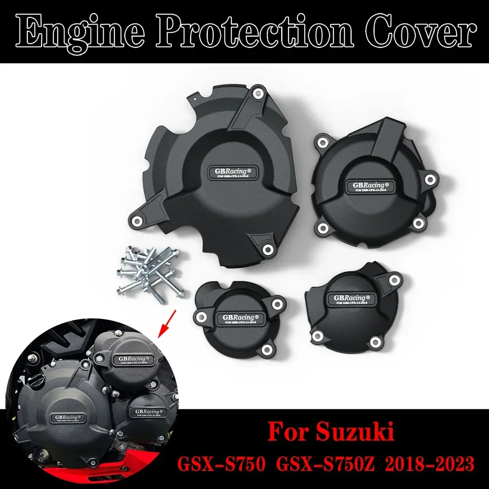 For Suzuki GSX-S750 L7-M2 2017 2018 2019 2020 2021 2022 2023 Motorcycles Engine Protective Cover