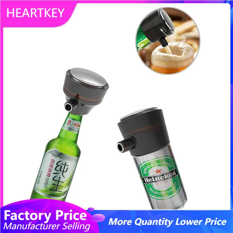 

Beer Foam Maker Home Bar Supplies Portable Cooler Aerator Machine Server Beer Bubble Maker Bottled Canned Delicious Beer Foamer