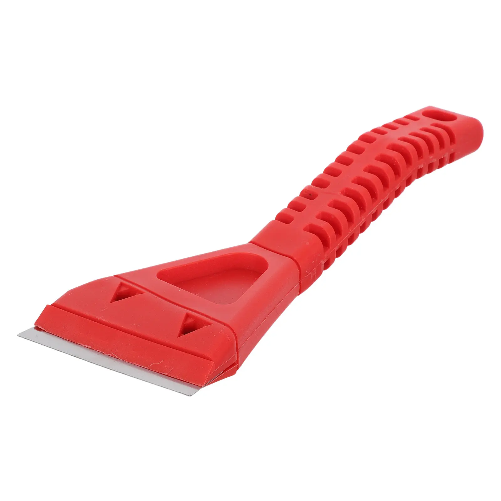 Multi-Purpose Cleaning Scraper Tool Ergonomic Non-Slip Handle 5.31 Inch Stainless Steel Blade Kitchen Grout Sticker Removal