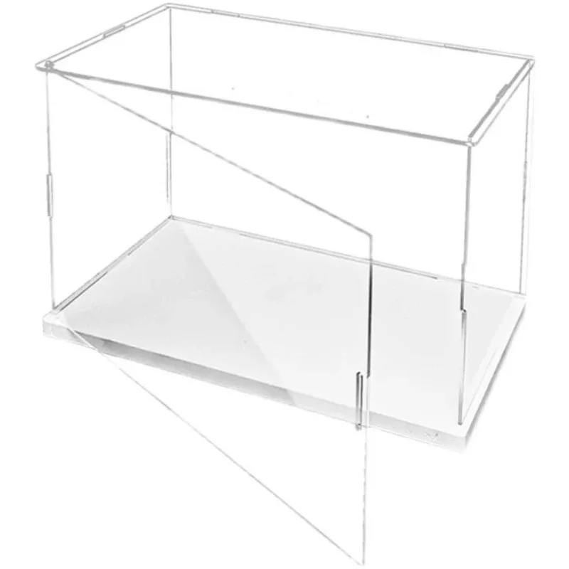 Glue-free display box Transparent thickened figure building block Street view blind box Suitable for Lego model dust cover
