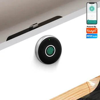 Zinková slitina Tuya APP Otisk prstu Biometrický elektronický zámek pro zásuvku nábytku Skříňka chytré inteligentní zámky 10 nejlepší prodej chytrý zámek zásuvky - №7