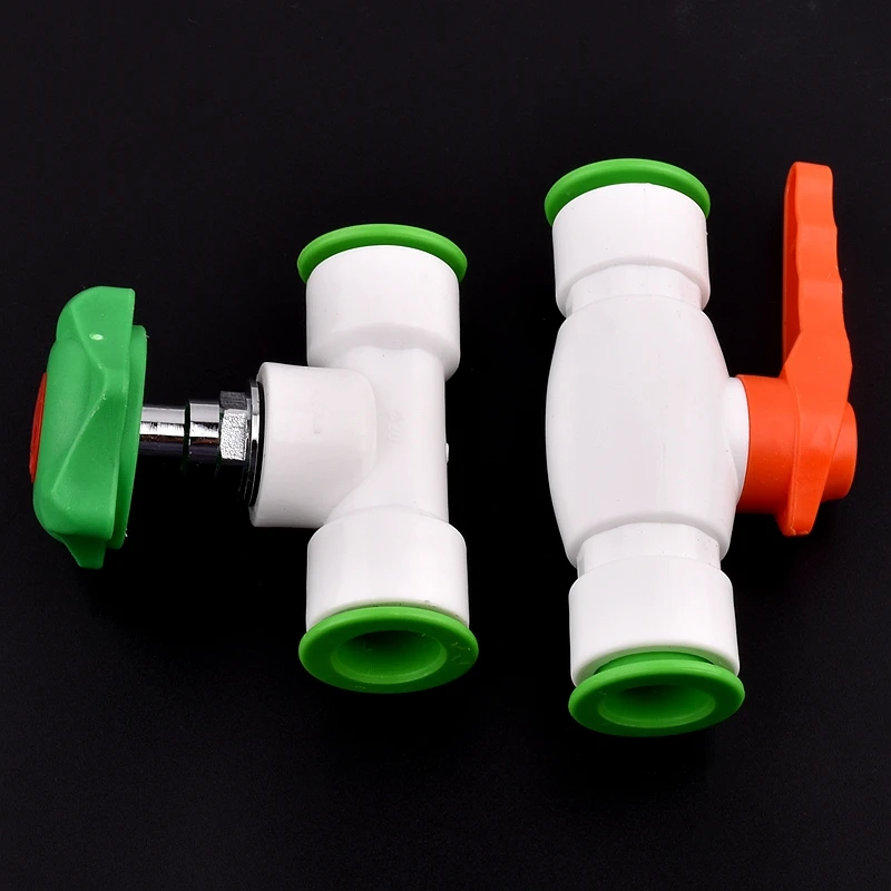 1Pc Hi-quality PVC PPR PE Pipe Union Valve Quick Connector valve Water Pipe Fittings Ball Valve Garden Agricultural