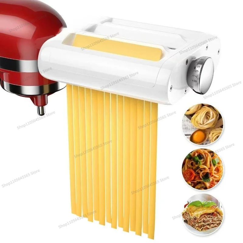 For Three in One Accessory for Noodle Press, Adjustable in Eight Levels for Wide, Fine, Thin, and Thick Noodle Press