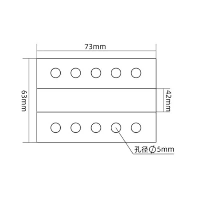 1PC Aluminum PTC Heater Thermostat Constant Temperature 76x63x7mm 12V24V220V 70C-180C 8W-150W