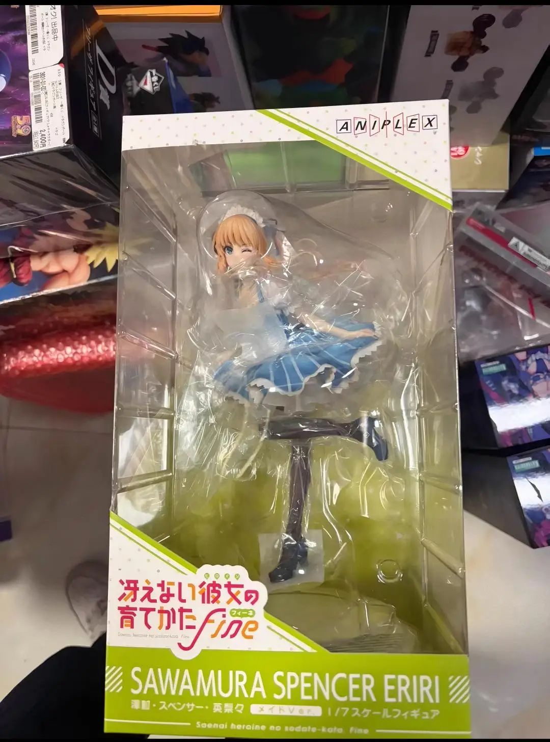 

Оригинальная новая фигурка ANIPLEX в масштабе 1/7: Эрири Спенсер Савамура, версия горничной. Saekano: Как вырастить скучную девушку в качестве модели для фигурок