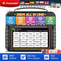 FOXWELL NT809 Bidirectional Scanner Tool All System 30+Services ABS Oil Reset Injector Coding Throttle Relearn Diagnostic Tool