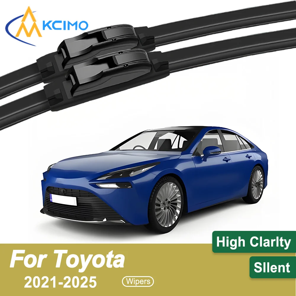 

2-Pack Superior Wiper Blades for Toyota Mirai JPD20 2021-2025 All-Season Durable Quiet Wiping Uninterrupted Visibility