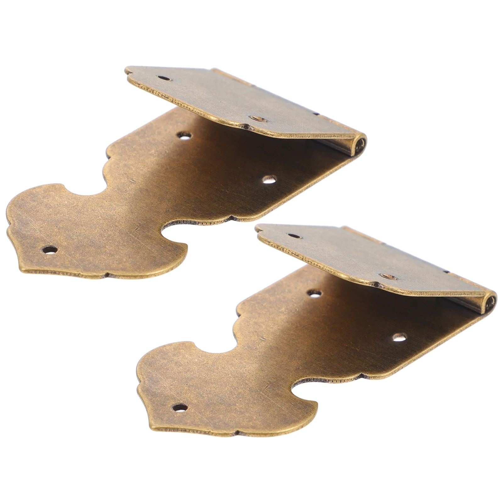 2pcs Copper for Drawer Jewelry Box Hinges Jewelry Box Wooden Gift Rust Small Hinges Resistant Durable Hardware