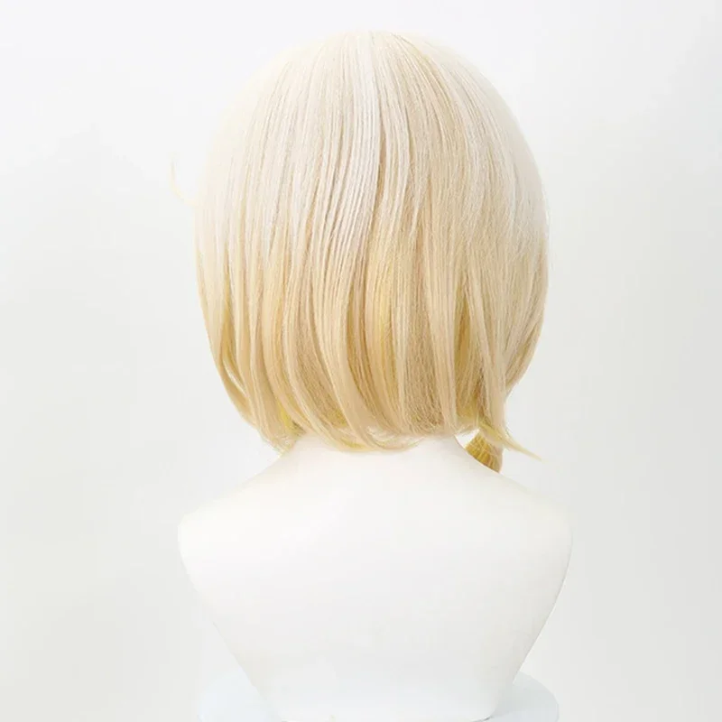 New Game Honkai: Star Rail Aglaea Cosplay Wig Girl Yellow Gradient Curly Hair Hair Heat Resistant Synthetic Wigs Halloween Prop