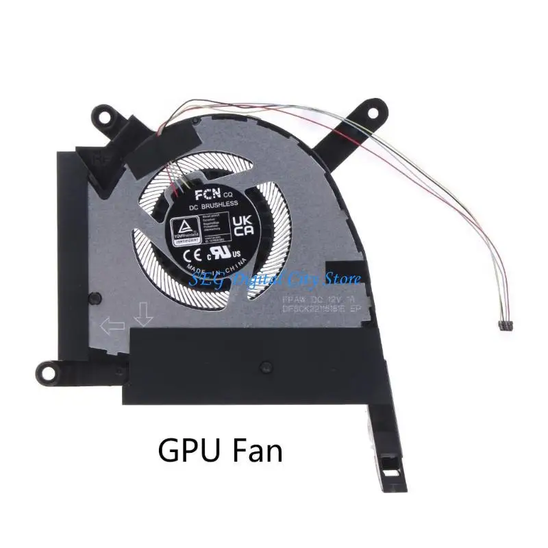

U75B 4 pin 1A 12VDC Notebook GPU Cooling Fans GPU Radiator for TUF Gaming F15