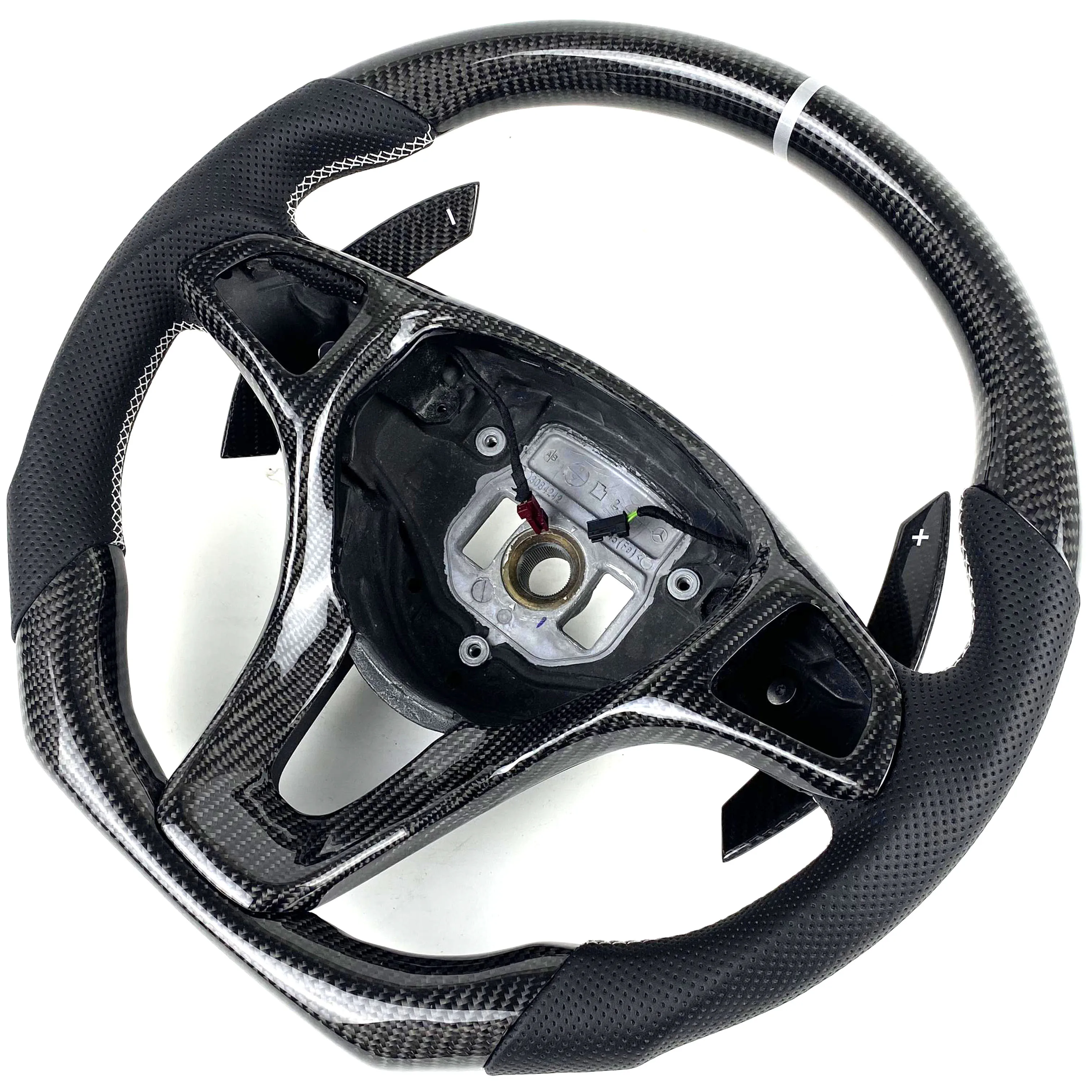 Customized carbon fiber steering wheel for Mercedes Benz GLA CLA 180 GLC GLE W211 W212 W213 W203 W204 W205 2013-2018